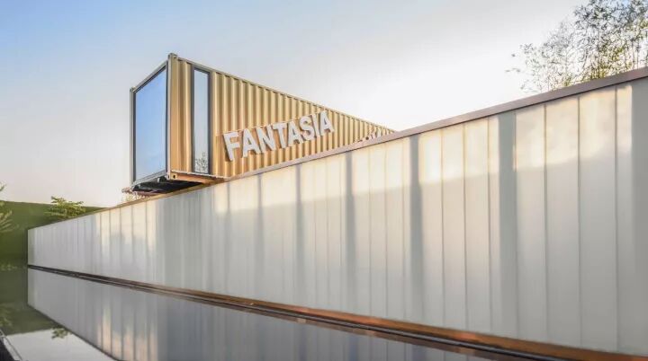 哇，集装箱做的售楼处，太漂亮了-兰州新区龙江活动房厂