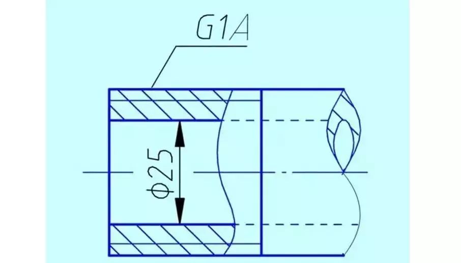 管螺纹剖视图图片