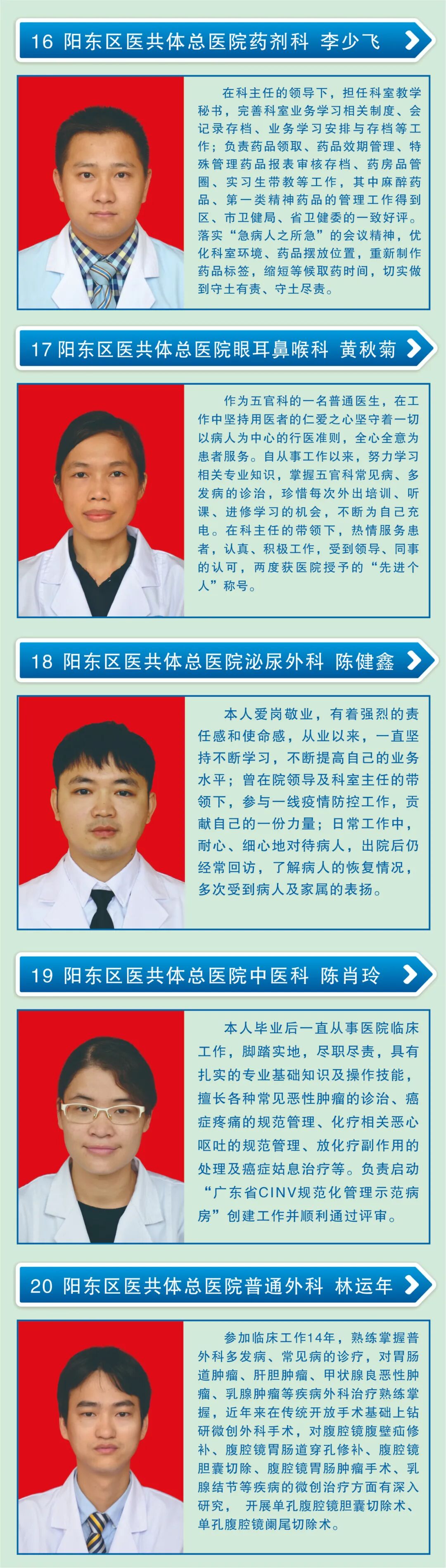 "崇尚人文精神,彰显医者仁心"——阳东区医共体总医院开展第7个中国