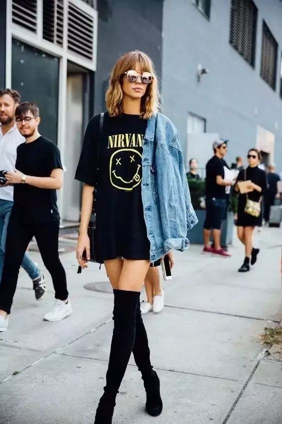 牛仔外套和连衣裙就是这春季节的“王炸”组合！