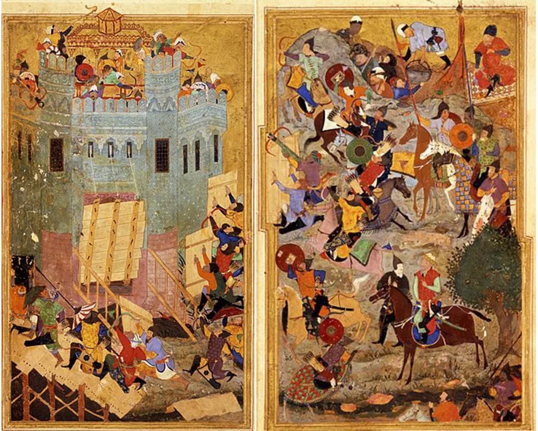 藝術品里的歷史：波斯細密畫上的士麥那之戰 歷史 第1張