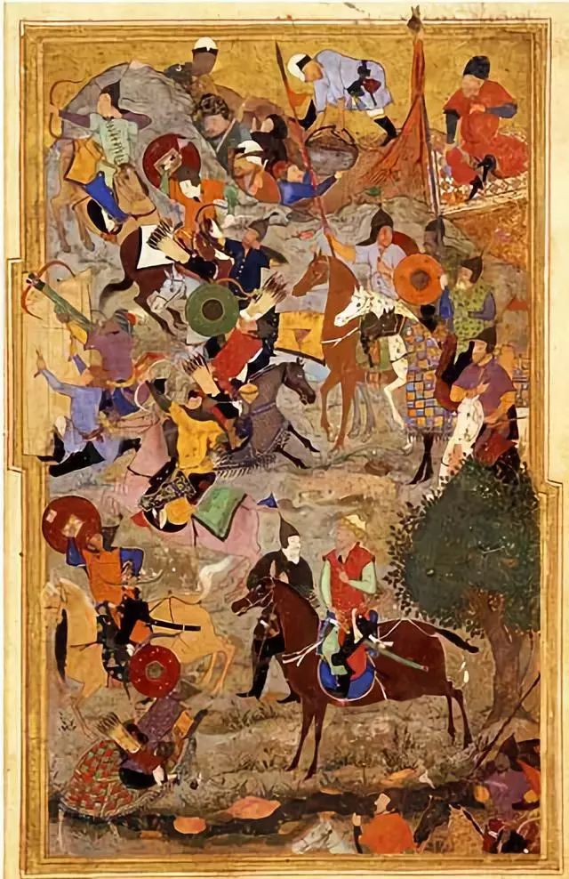藝術品里的歷史：波斯細密畫上的士麥那之戰 歷史 第6張