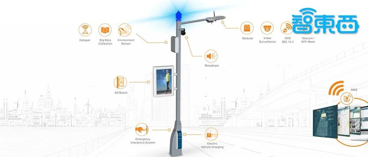 揭秘爆发中的智慧灯杆行业，智慧城市新入口，五千亿市场空间【附下载】| 智东西内参