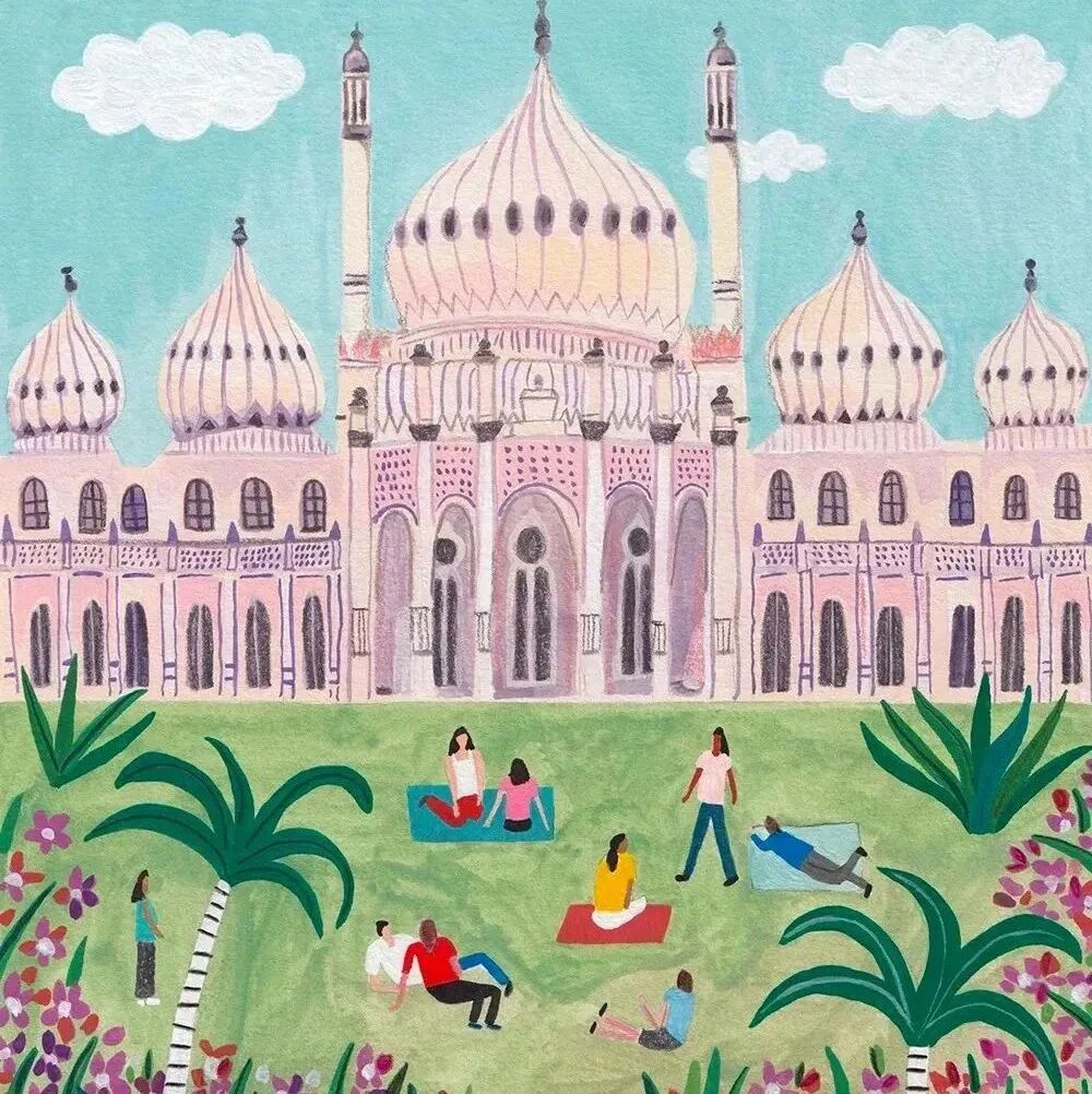 收集这些高级插画春天换新头像