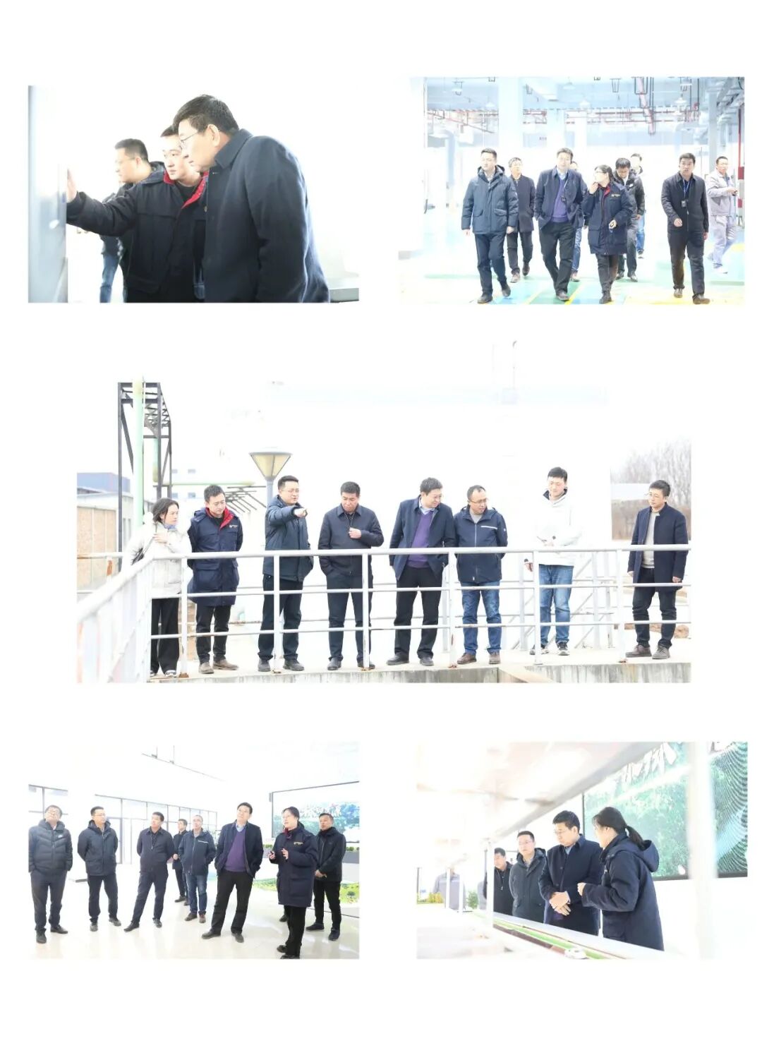 榆林市生态情形局神木分局向导到水情形公司调研座谈