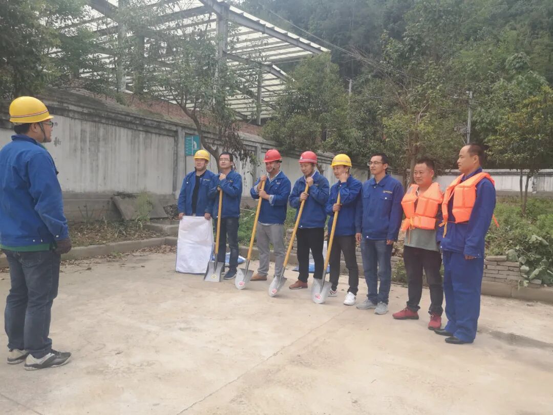 水情形公司多措并举筑牢清静防汛网