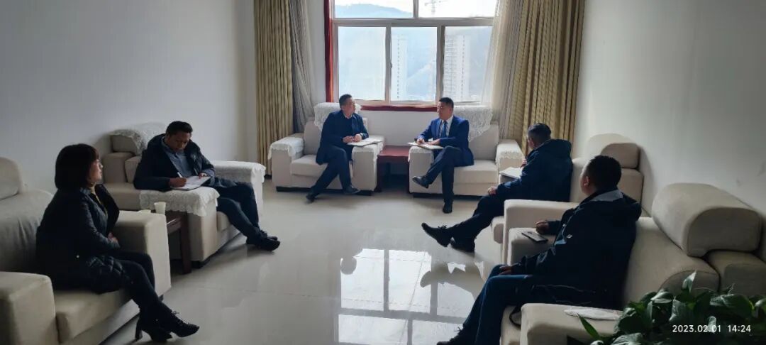 水情形公司向导拜谈判洛市高新区党工委书记、、、管委会主任许永山