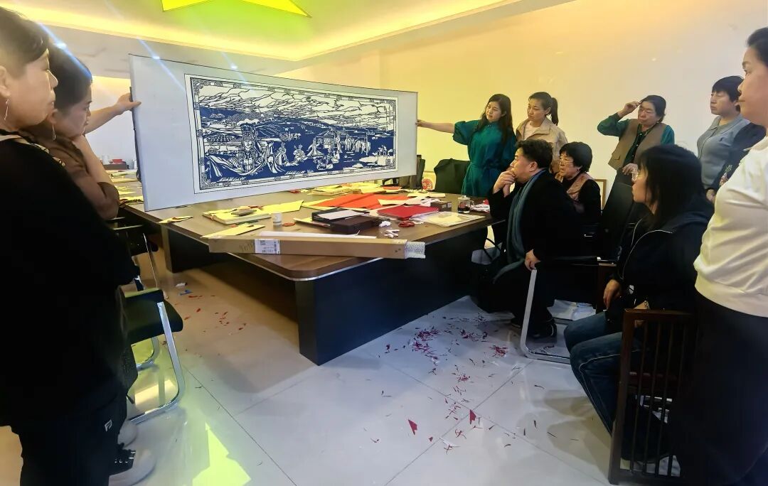 草原大写意剪纸传承与成果展示活动成功举办 第11张