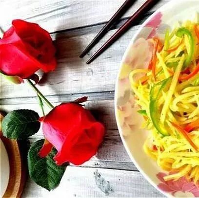 教你在家用3元炒出30元的土豆丝，第3第4是重点，很多人都不知道