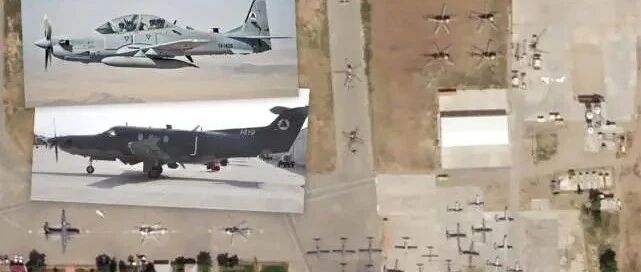 卫星图来了！阿富汗空军集体出逃，战机一排排，会还给塔利班吗？