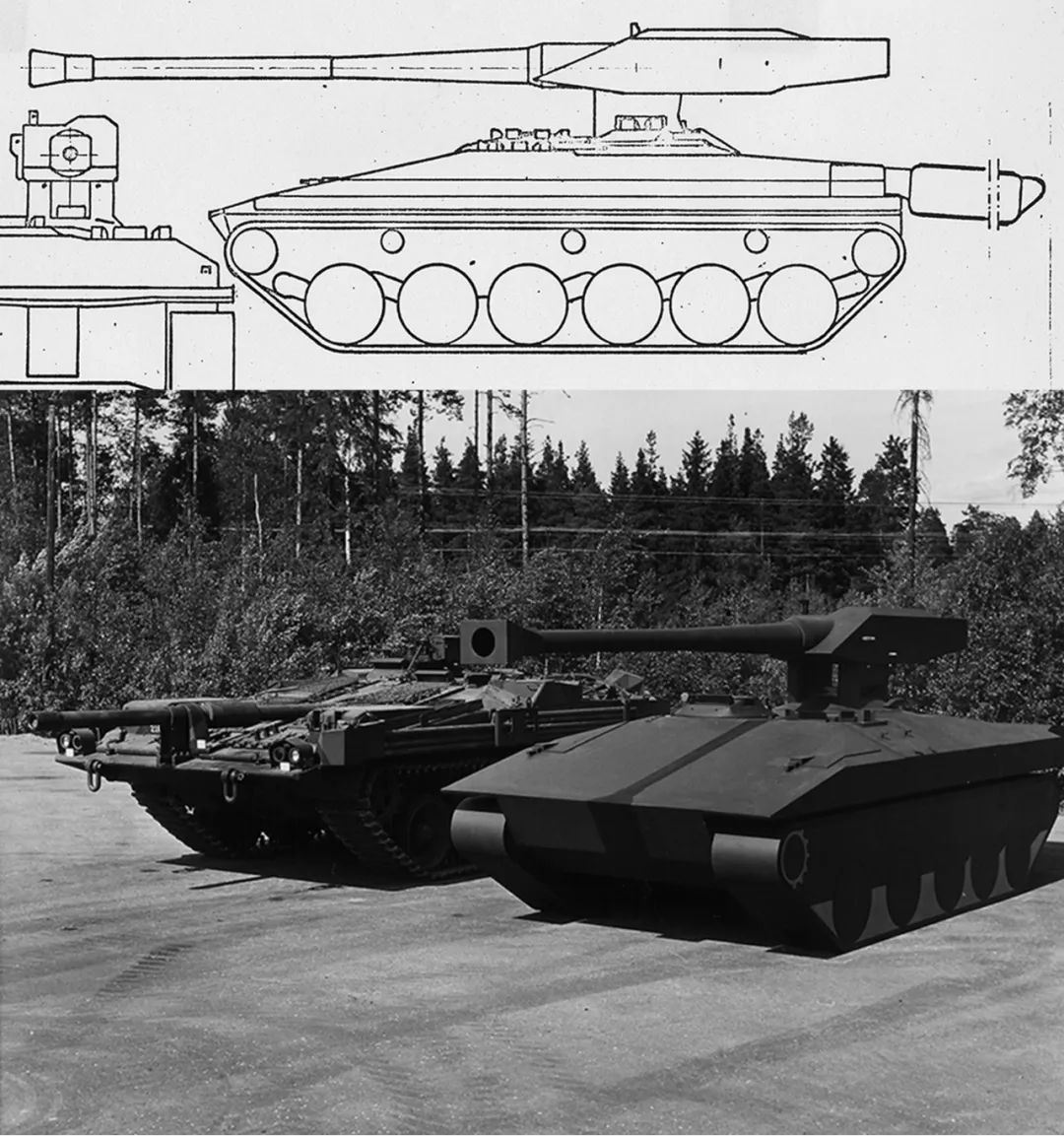 铰接坦克：冷战时期瑞典UDES坦克装甲车研制项目全解析的图31