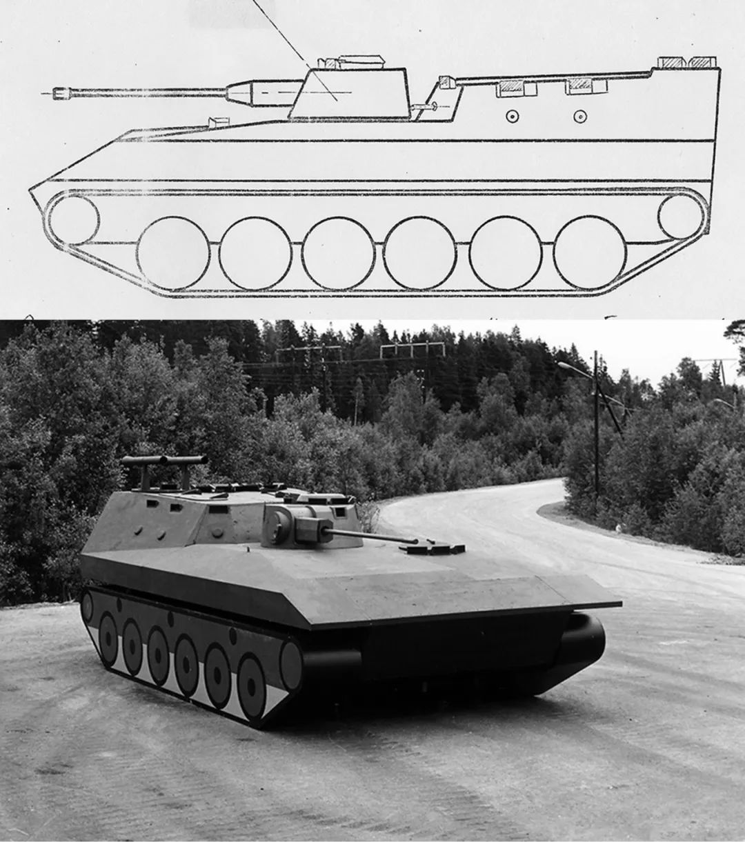 铰接坦克：冷战时期瑞典UDES坦克装甲车研制项目全解析的图22