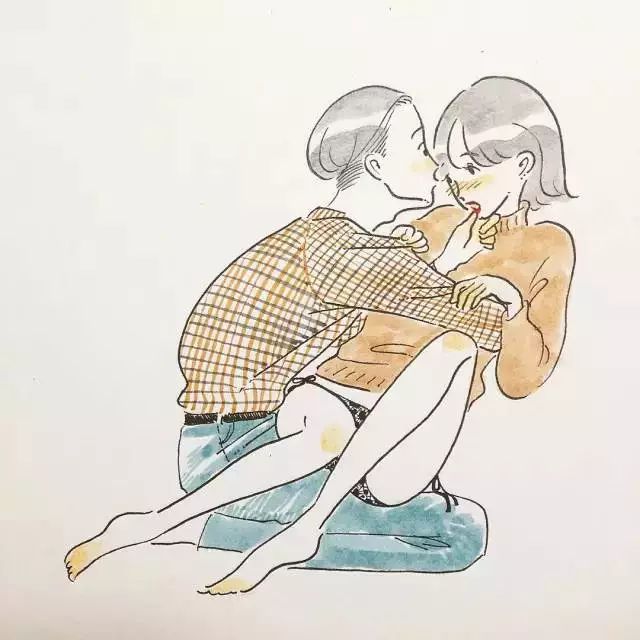 火爆朋友圈超甜漫画：据说这是情侣的最舒服的生活状态