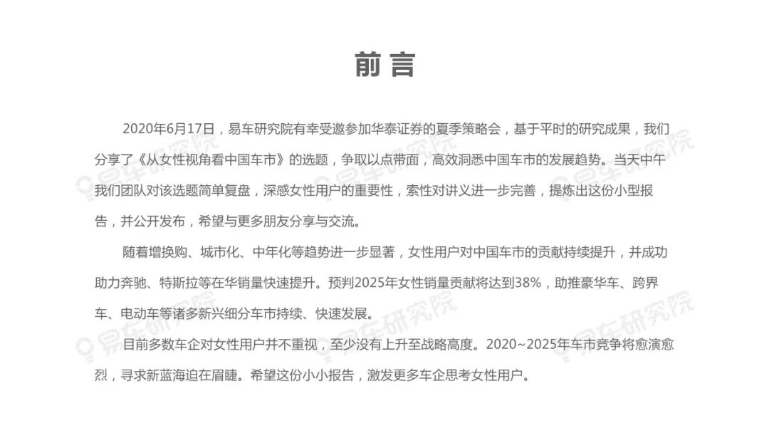 【報告】2020中國乘用車「女性用戶」洞察（附23頁PDF文件下載） 科技 第3張