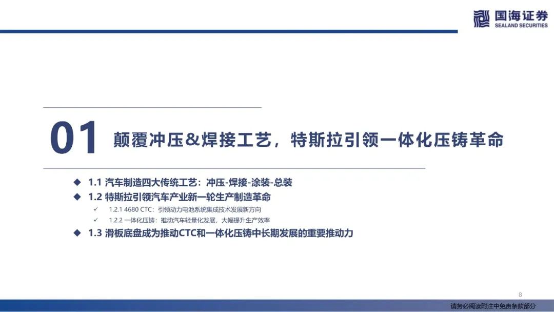 【报告】特斯拉生产制造革命：一体化压铸（附78页PDF文件下载）