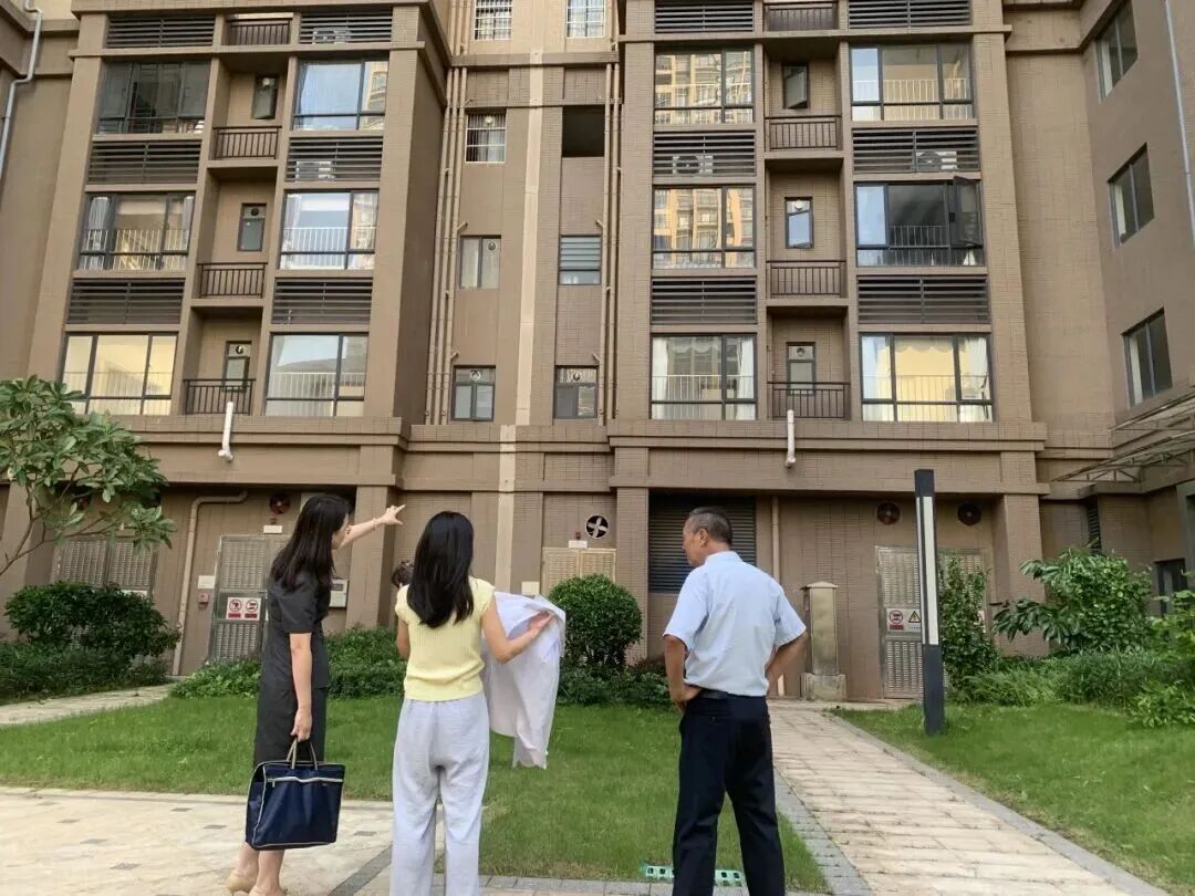 法官与政协委员现场勘察