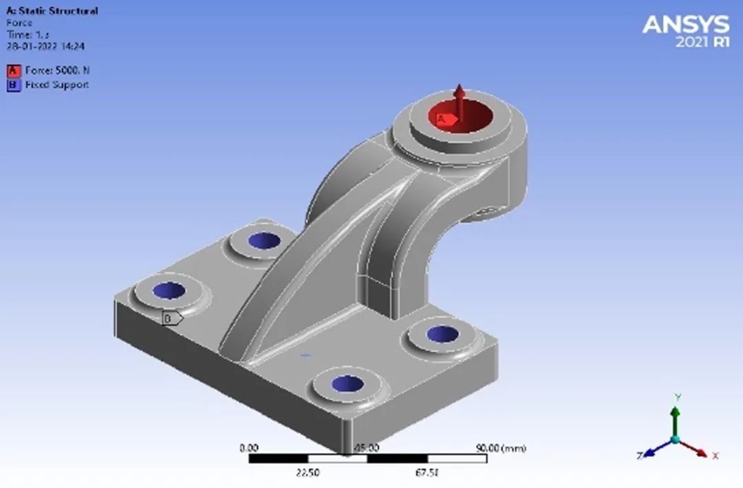 文献分享 | 使用 ANSYS 进行偏置轴承建模、静态和动态分析的图7