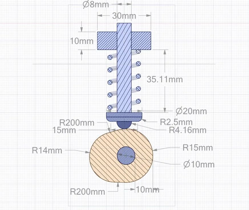 使用 ANSYS 分析内燃机凸轮和从动组件的摩擦学参数的图4