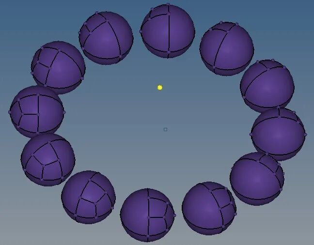 推力球轴承结构化网格划分的图7