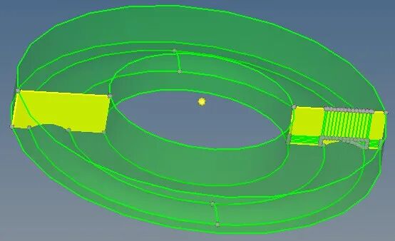 推力球轴承结构化网格划分的图3