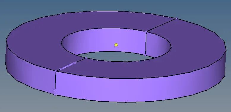 推力球轴承结构化网格划分的图2