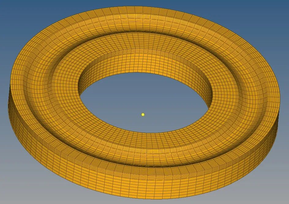推力球轴承结构化网格划分的图6
