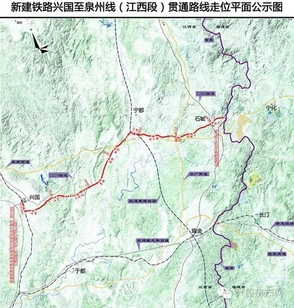 延伸介绍:兴泉铁路是江西省兴国县至福建省泉州市的国家i级铁路,是