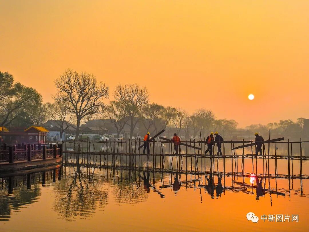 《西海晨影》&nbsp;&nbsp;吴国健/摄