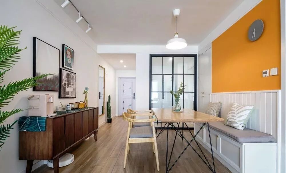 餐厅面积小不要紧，这样装一样实用又美观！