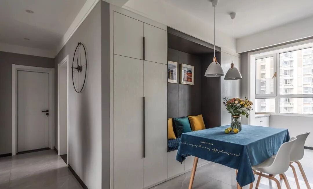 餐厅面积小不要紧，这样装一样实用又美观！