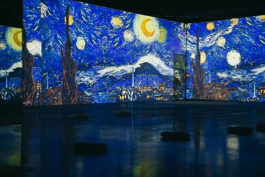 ctdu中旅联投资运营的梵高的世界全景数字艺术互动大展来了