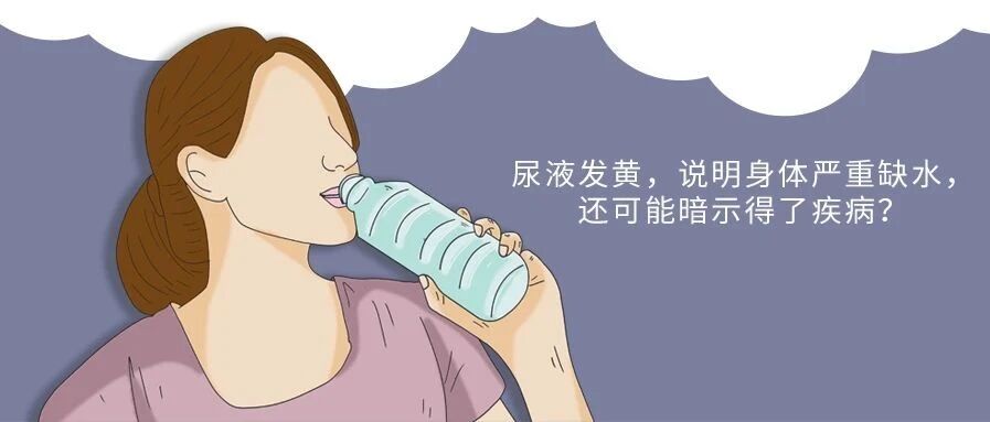 尿液发黄，说明身体严重缺水，还可能暗示得了疾病？