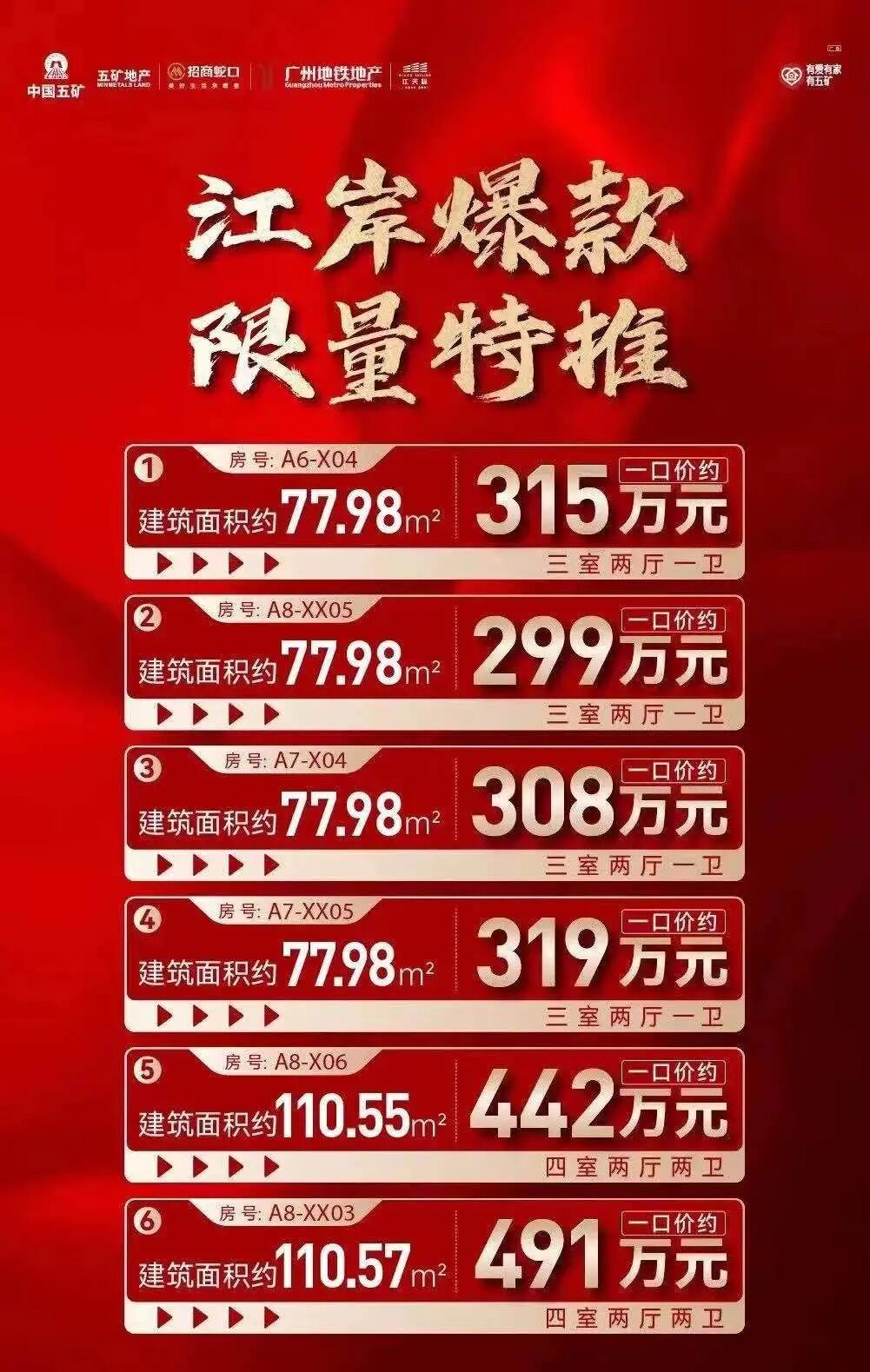 白云招商江天际78㎡~140㎡，名校在旁！