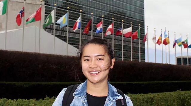 她是青年国会议员、儿童基金会领导，梦想是去联合国工作。。【ACG高级中学优秀毕业生】
