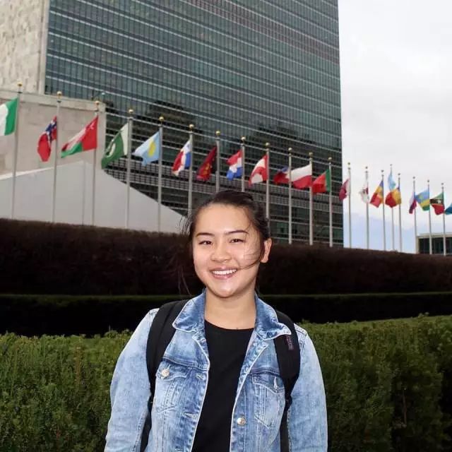 她是青年国会议员、儿童基金会领导，梦想是去联合国工作。。【ACG高级中学优秀毕业生】