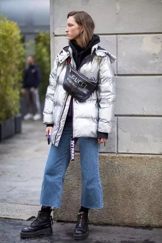 羽絨服+闊腿褲=冬季最時髦保暖的CP 時尚 第23張