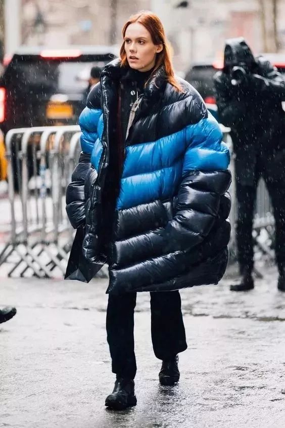 羽絨服+闊腿褲=冬季最時髦保暖的CP 時尚 第17張