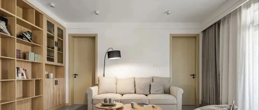 125平日式风三居室，悬吊式电视背景墙、主卧隐藏衣帽间，极为个性！