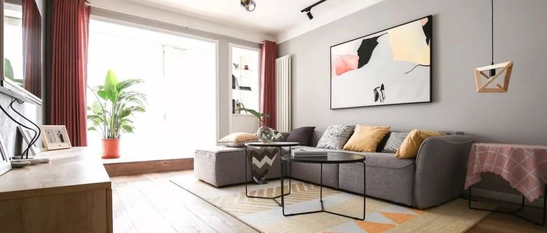 90㎡现代北欧，榻榻米配书房，1㎡能当5㎡用！