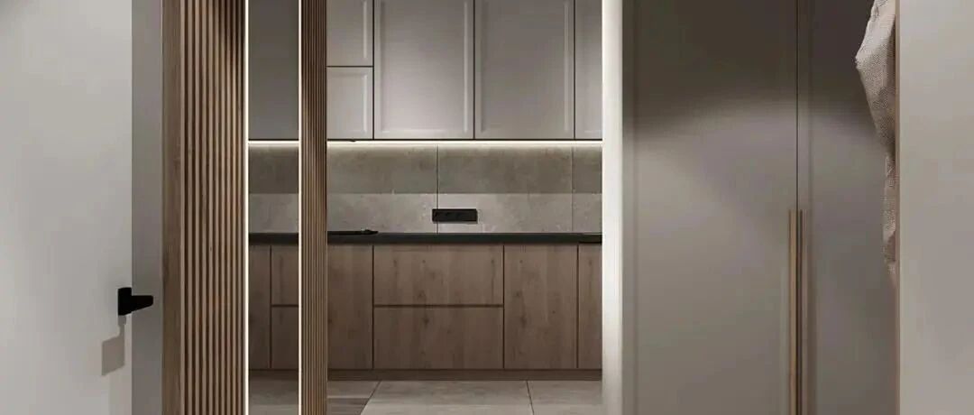 67㎡的现代化两居室，开放式的设计布局