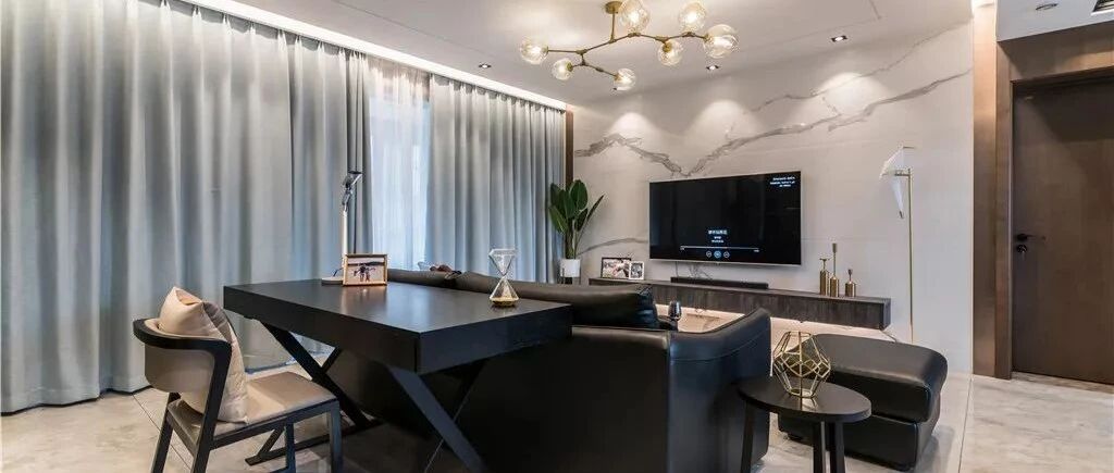 108m²现代简约风，浪漫唯美的房间，装修费不到12万！