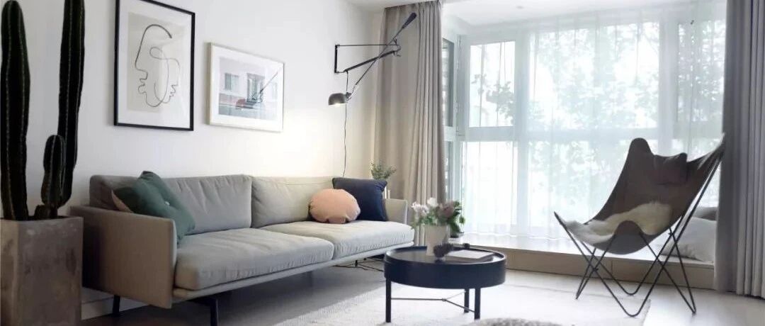 看腻了白色+灰色？为何这个83m²北欧风照样美出天际？