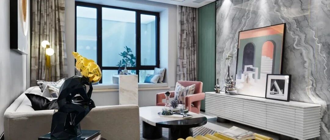 133㎡轻奢风案例，从毛坯到精装，你能想到的在这儿都能看到