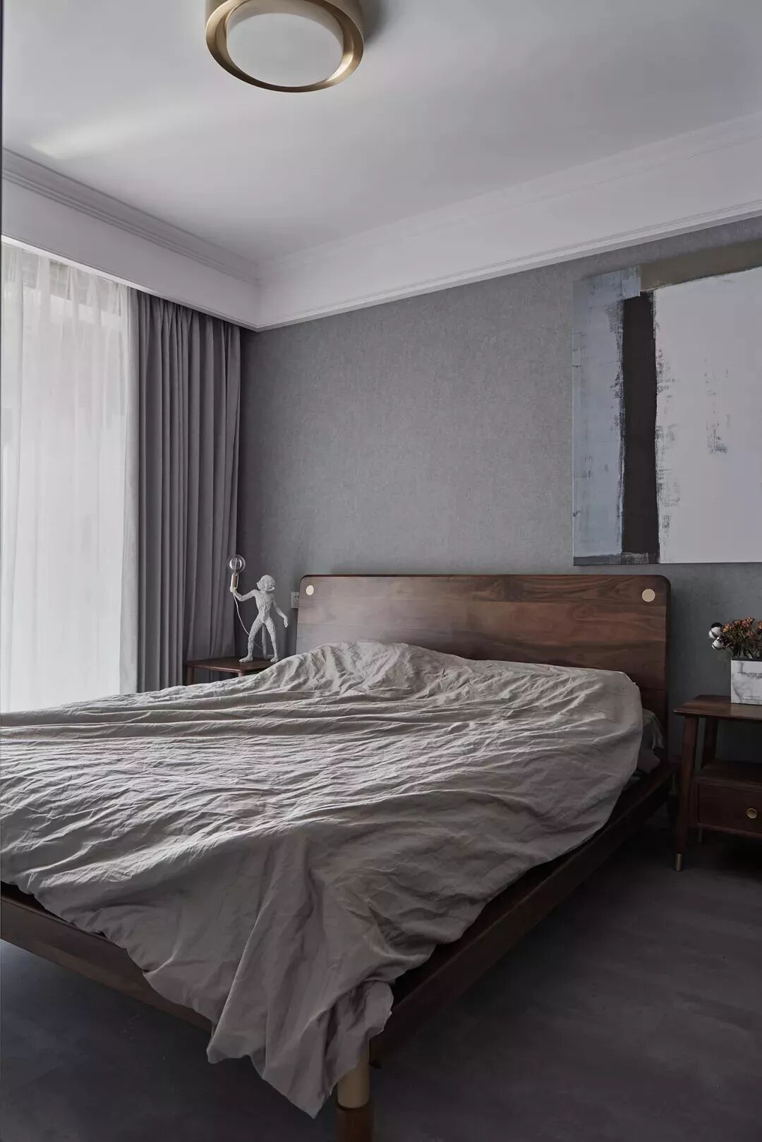 108平的现代风，用水泥墙来打造自己的小窝，特别个性！