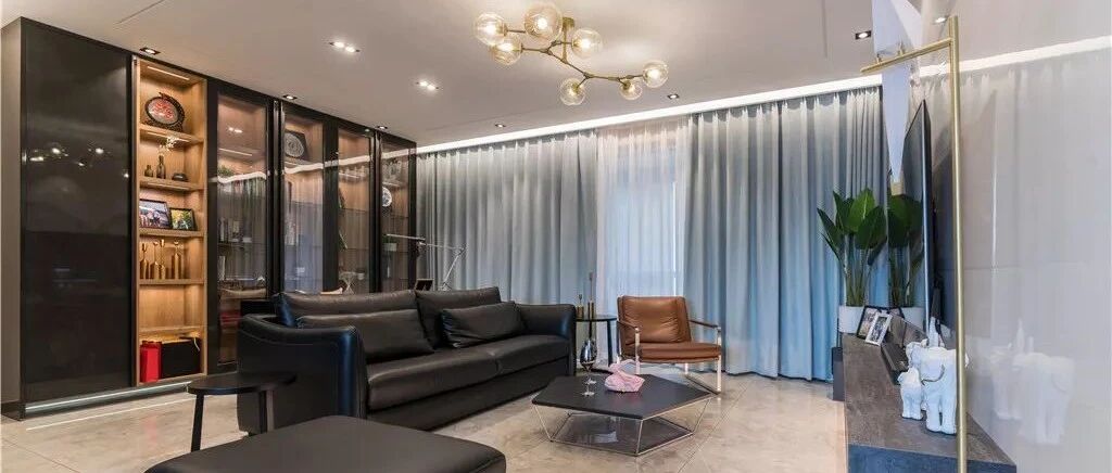 125m简约现代风，花9万元装修的三居室，太赞了!