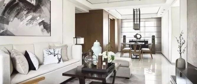 126㎡素雅新中式，独特的儒雅韵意让人喜不胜收