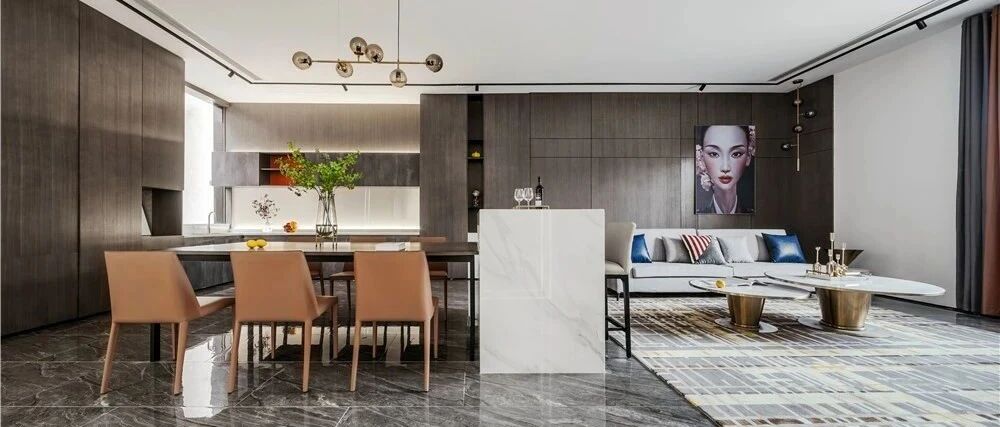 300㎡轻奢风住宅，高级灰的完美演绎