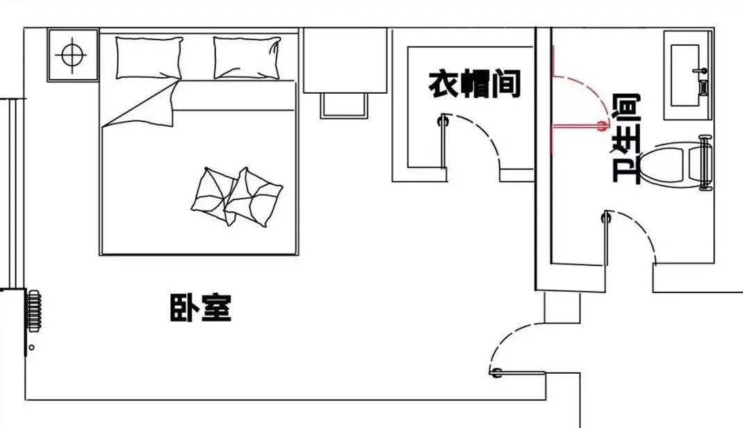 如安在臥室擠個衣帽間？原來可以這麼簡單！ 家居 第5張