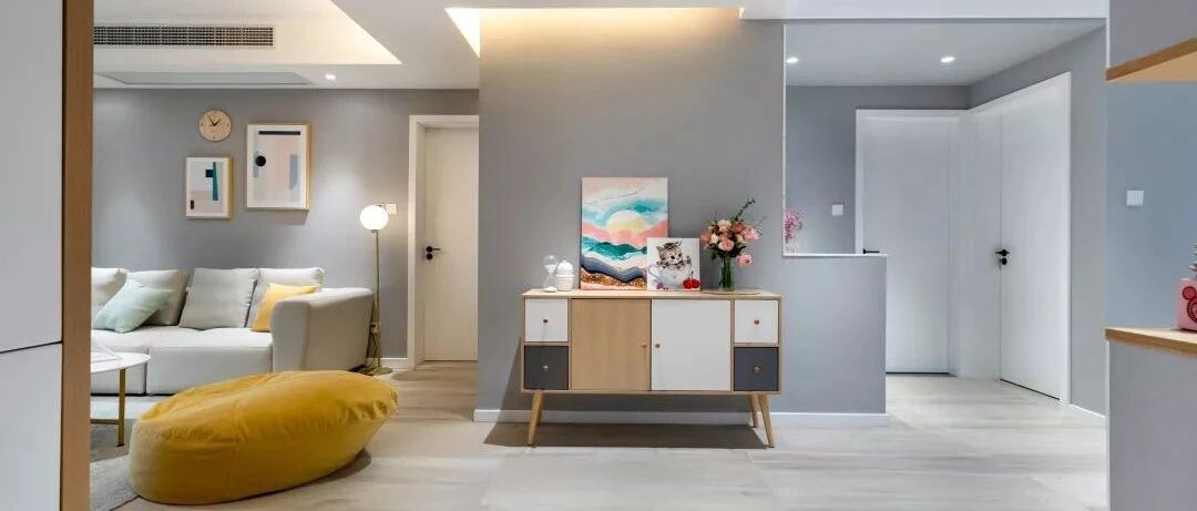 120平北欧风，像极了春天拂面而来的暖风，舒适自然！