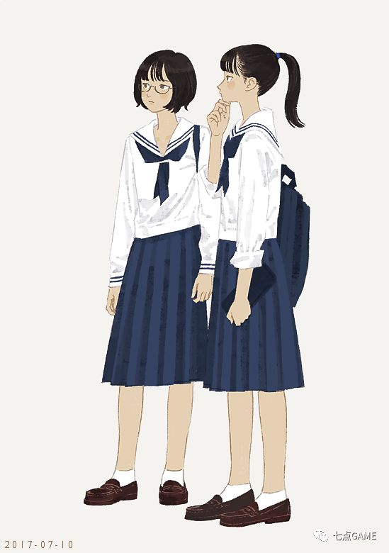 青春期的故事 日本插画师jun kumaori作品欣赏